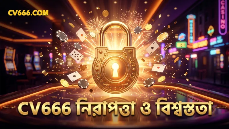 নিরাপদ ও লাইসেন্সপ্রাপ্ত প্ল্যাটফর্ম CV666 বিশ্বস্ততা নিশ্চিত করে।