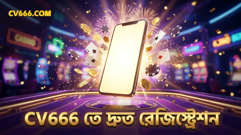 CV666 প্ল্যাটফর্মে দ্রুত রেজিস্ট্রেশন করে বাজি শুরু করুন