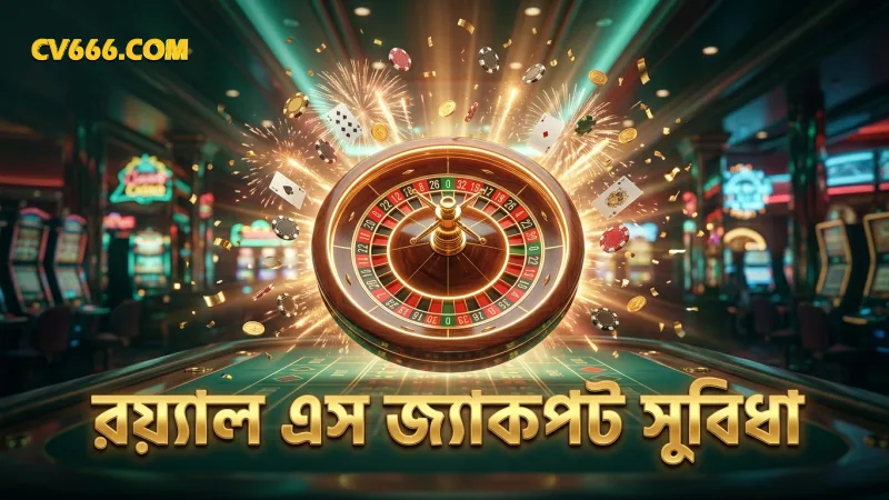 রয়্যাল এস স্লটের জ্যাকপট ফিচার থেকে লাভজনক সুযোগ