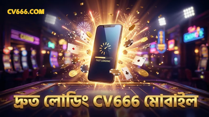 মোবাইলে দ্রুত লোডিং CV666-র স্টার হান্টার খেলার সুবিধা।