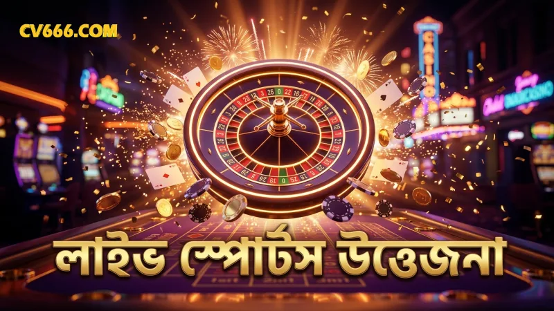 রিয়েল স্পোর্টস বেটিং সরাসরি খেলার উত্তেজনা ও লাইভ পরিস্থিতি উপস্থাপন করে।