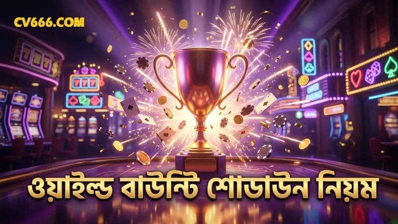 ওয়াইল্ড বাউন্টি শোডাউনের মূল নিয়ম এবং গেমপ্লে ব্যাখ্যা করেছে।